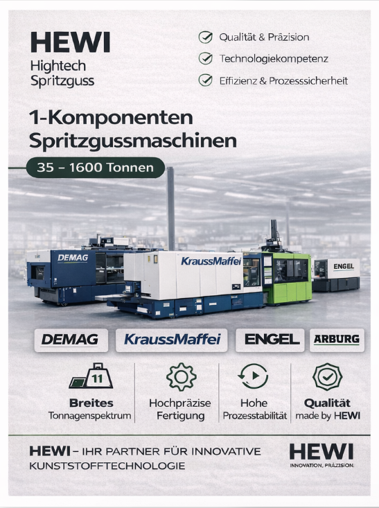 1K-Werkstoffe Maschinenpark